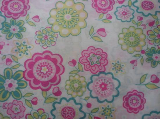 Tissu Liberty Lauren rose et vert