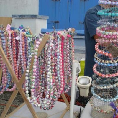 Stand Phimalou sur les marchés d'été en Bretagne