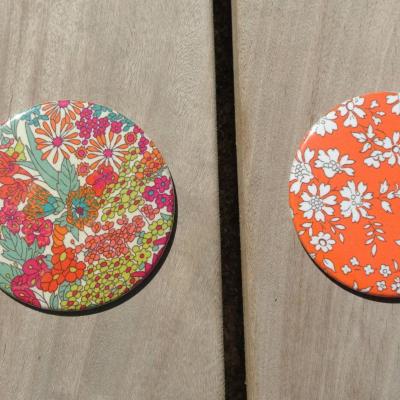 Lot de 2 gros magnets en Liberty