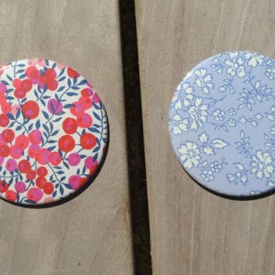 Lot de 2 gros magnets en Liberty